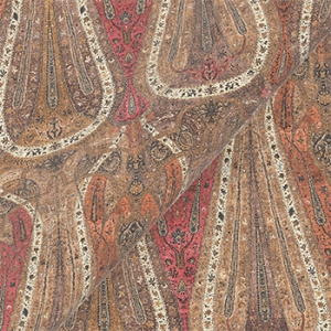 Spill Resistant V&A Paisley Splendour: Sandstone