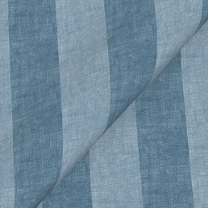 Spill Resistant Furrow Stripe Broad: Azure