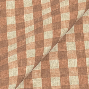 Spill Resistant Sussex Gingham Small: Cinnamon