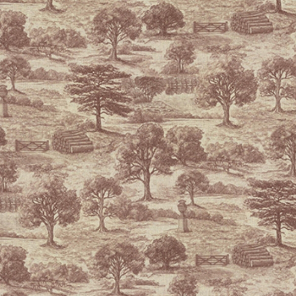 Woodland Toile: Berry
