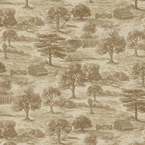 Woodland Toile: Sandstone