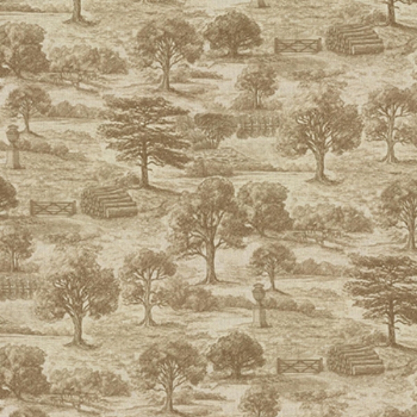 Woodland Toile: Sandstone