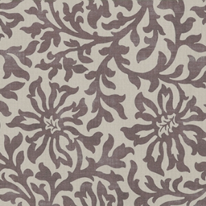 V&A Brompton Collection - Floral Scroll: Cacao