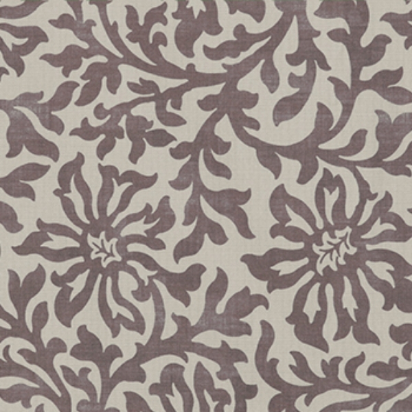 V&A Brompton Collection - Floral Scroll: Cacao
