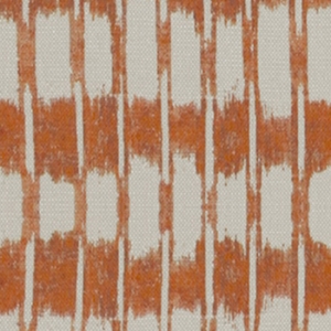 Spill Resistant V&A Ikat: Terracotta
