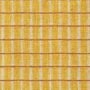 V&A Threads of India on Linen - Ikat Mirage: Canary