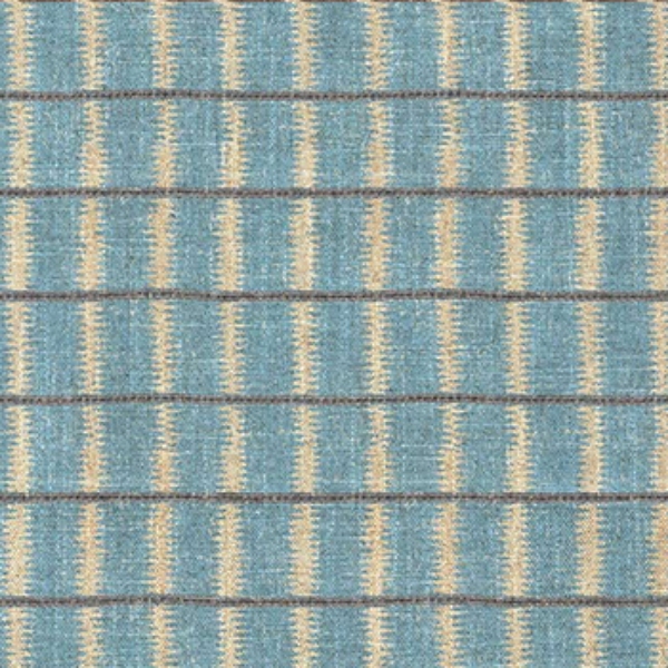 Spill Resistant V&A Ikat Mirage: Mineral Blue