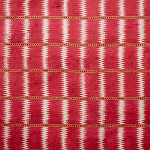 V&A Threads of India Opulent Velvets - Ikat Mirage: Rouge