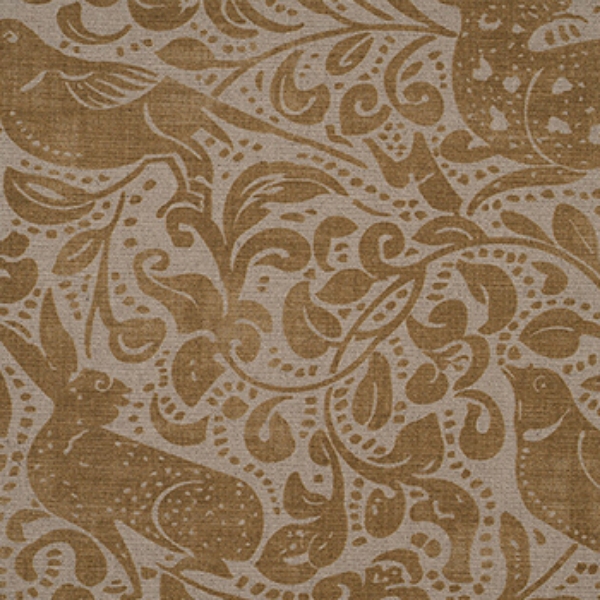 V&A Drawn From Nature - Bird and Rabbit: Gold