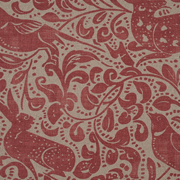 V&A Drawn From Nature - Bird and Rabbit: Red