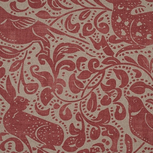 Spill Resistant V&A Bird and Rabbit: Red