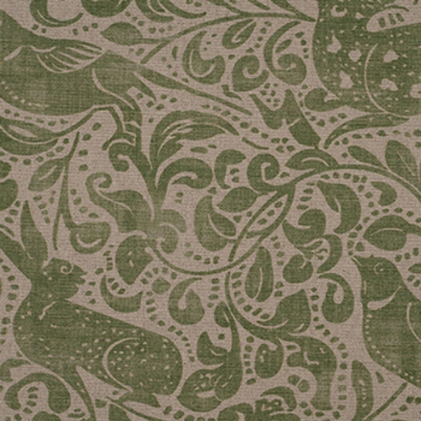 Spill Resistant V&A Bird and Rabbit: Light Green