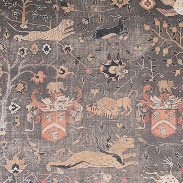 V&A Threads of India Opulent Velvets - Lahore Dynasty: Slate