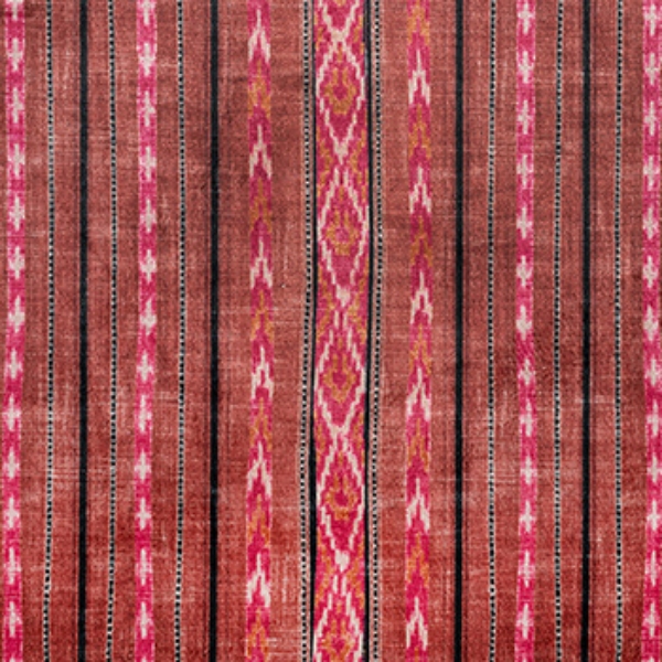 V&A Threads of India Opulent Velvets - Andhra Weave: Flame