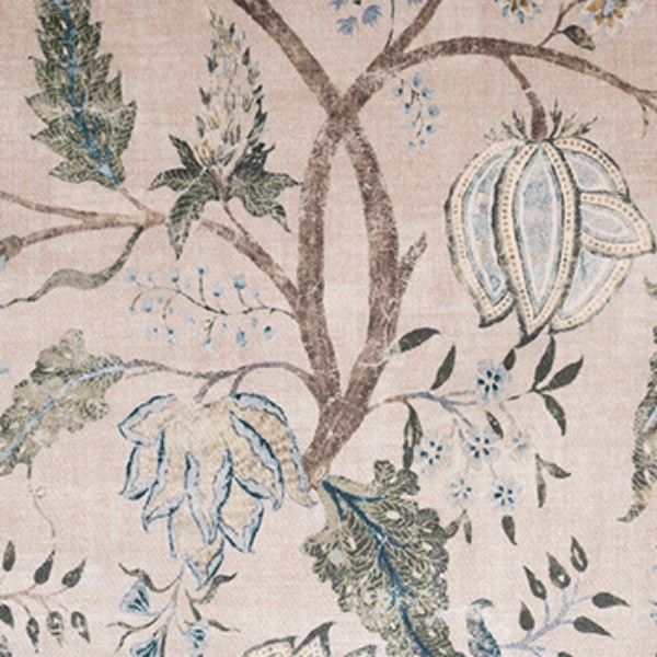 V&A Threads of India Opulent Velvets - Tree of Life: Powder Blue