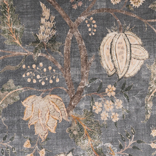 V&A Threads of India Opulent Velvets - Tree of Life: Slate