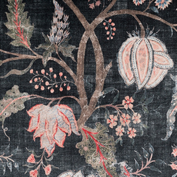V&A Threads of India Opulent Velvets - Tree of Life: Midnight