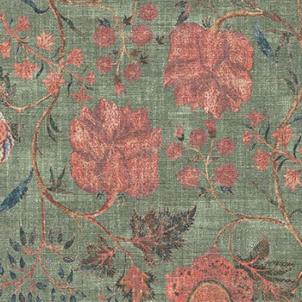 V&A Threads of India on Linen - Tree of Life: Forest