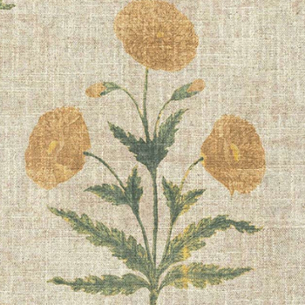Spill Resistant V&A Regal Poppy: Buttermilk