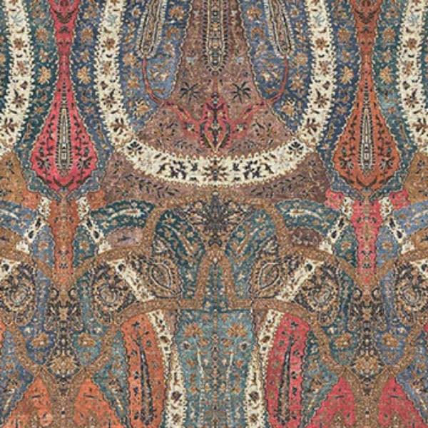Spill Resistant V&A Paisley Splendour: Dusk