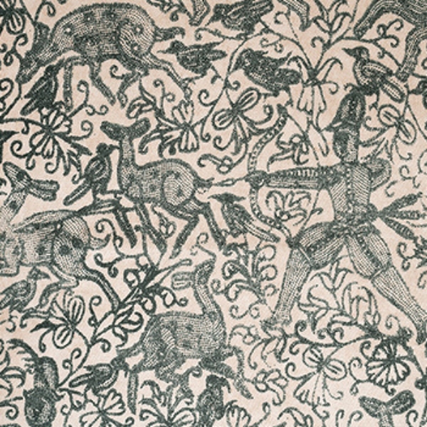 V&A Threads of India Opulent Velvets - Forest Creatures: Hunter