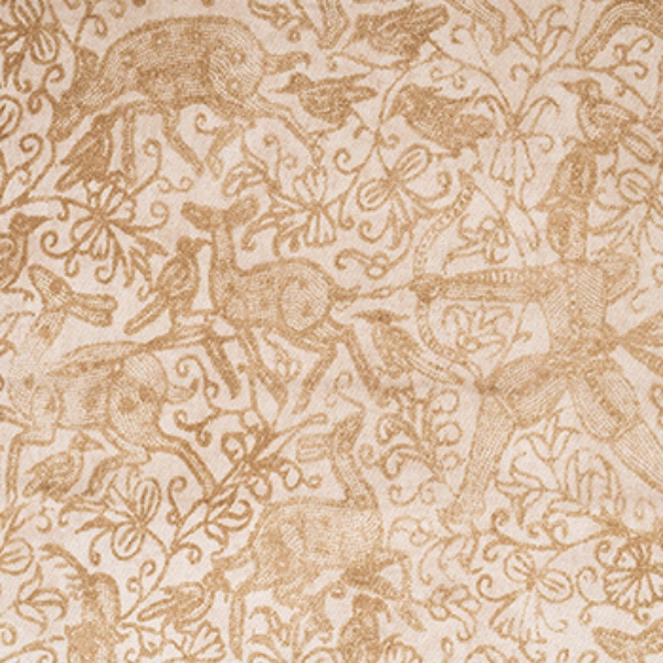 V&A Threads of India Opulent Velvets - Forest Creatures: Gold