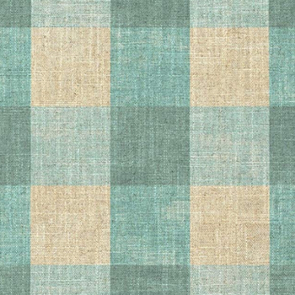 Sussex Gingham Large: Sea Mist