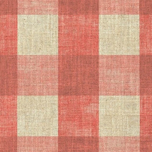 Sussex Gingham Large: Brick