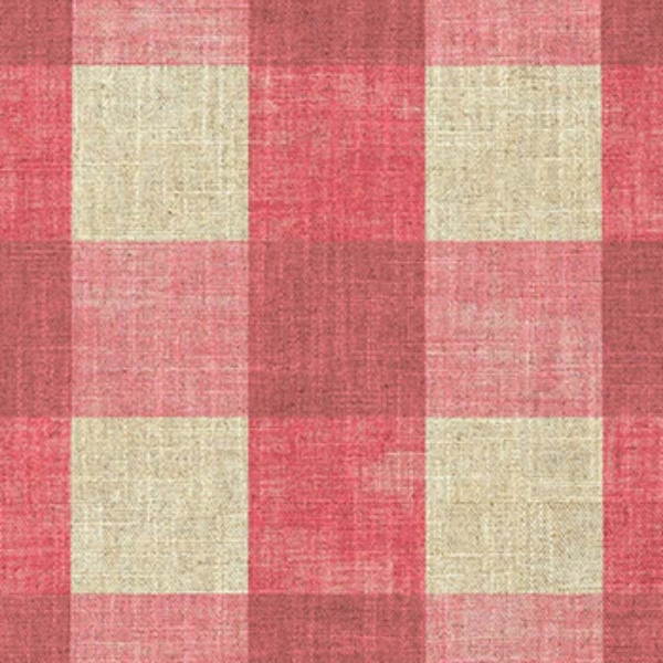 Spill Resistant Sussex Gingham Large: Cardinal