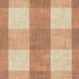 Spill Resistant Sussex Gingham Large: Cinnamon
