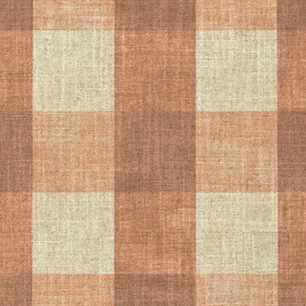 Spill Resistant Sussex Gingham Large: Cinnamon