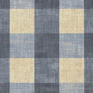Spill Resistant Sussex Gingham Large: Ink