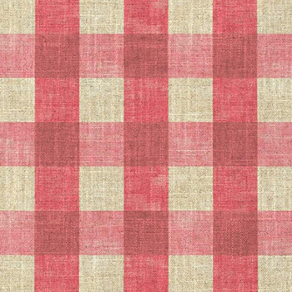Spill Resistant Sussex Gingham Small: Cardinal