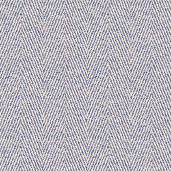 Roxburgh Herringbone: Blue Basil