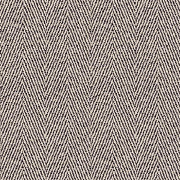 Roxburgh Herringbone: Black Mustard