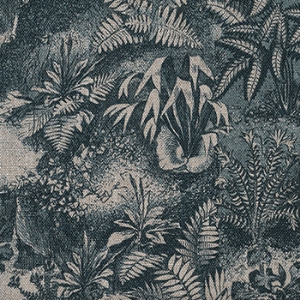 RHS Botanicals - Ferns Toile: Teal