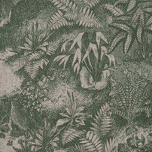 RHS Botanicals - Ferns Toile: Spring Green