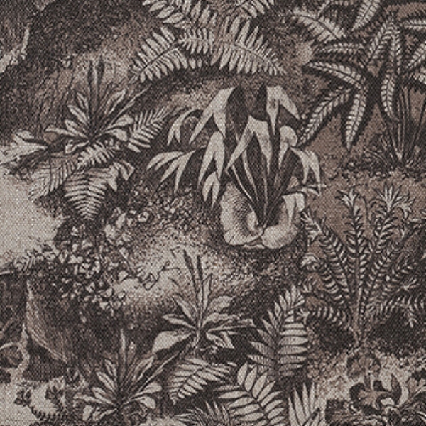Spill Resistant RHS Ferns Toile: Bark