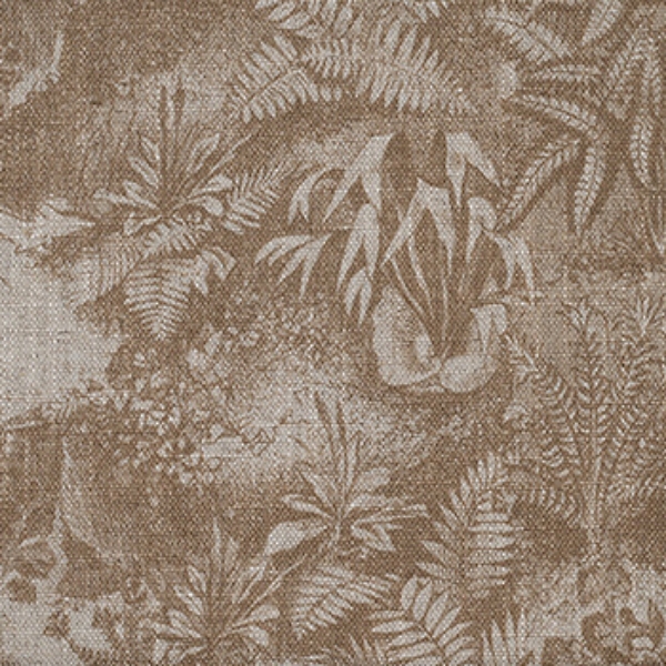 Spill Resistant RHS Ferns Toile: Corn