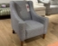 Outlet Salisbury: Sennen chair in RHS Collection Gertrude Jekyll Lattice Blue