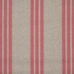 Spill Resistant Bengal Stripe: Cranberry