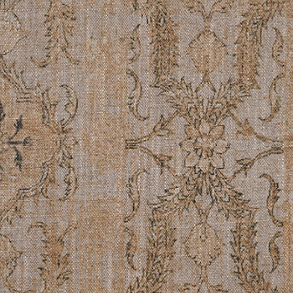 Spill Resistant V&A Regal Arabesque: Linen