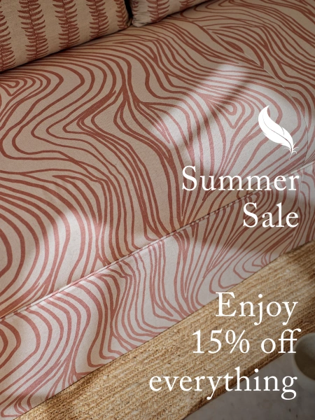 Enjoy 15% off made-to-order furniture and our exclusive fabrics.