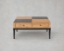 Outlet: Gisburn square chequerboard coffee table in Oak