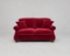 Outlet West Sussex: St Mawes 2.5 seater sofa in Warwick Manolo Velvet Carmine