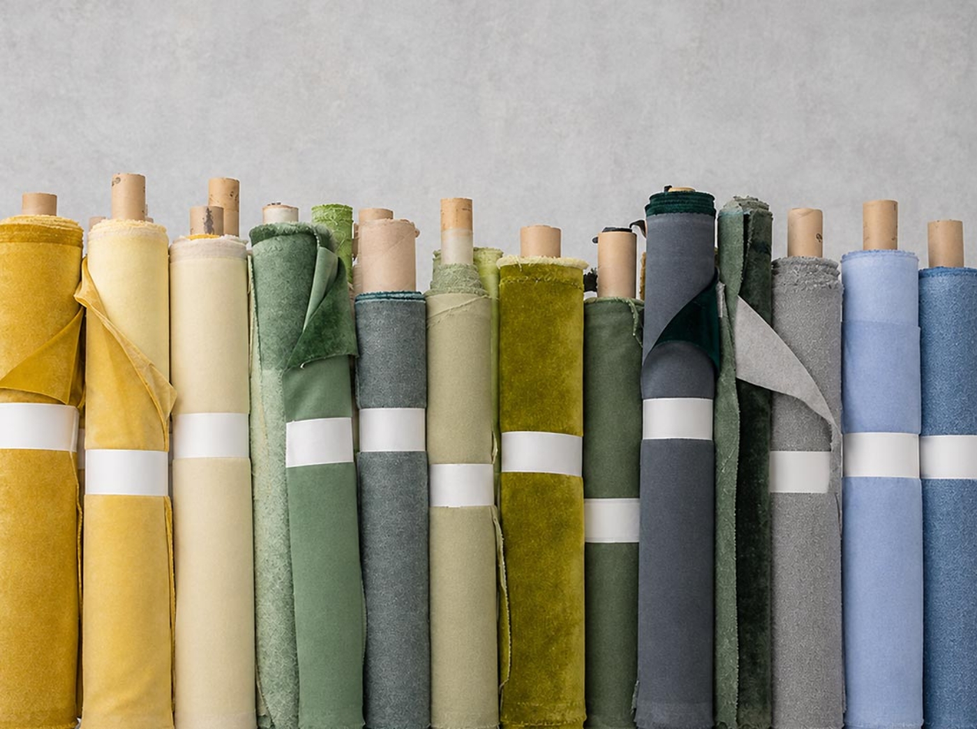 Discontinued fabric ranges, various lengths at the outlet hub at West Sussex