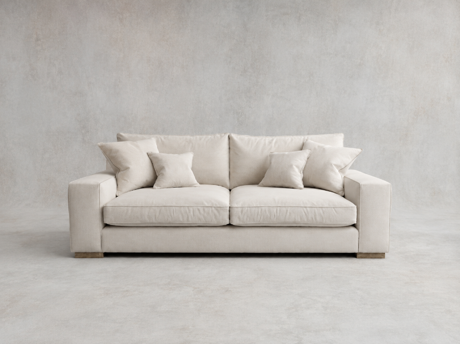 Outlet Manchester: Richmond 3 seater sofa in Romo Linara Chamois