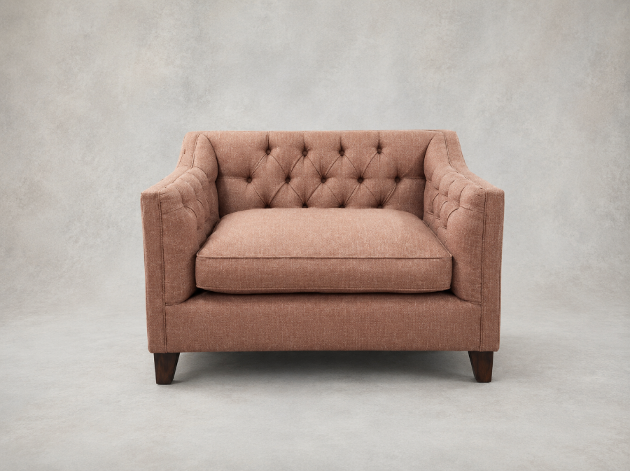 Outlet West Sussex: Haresfield snuggler dipped arm in Classic Herringbone Marmalade
