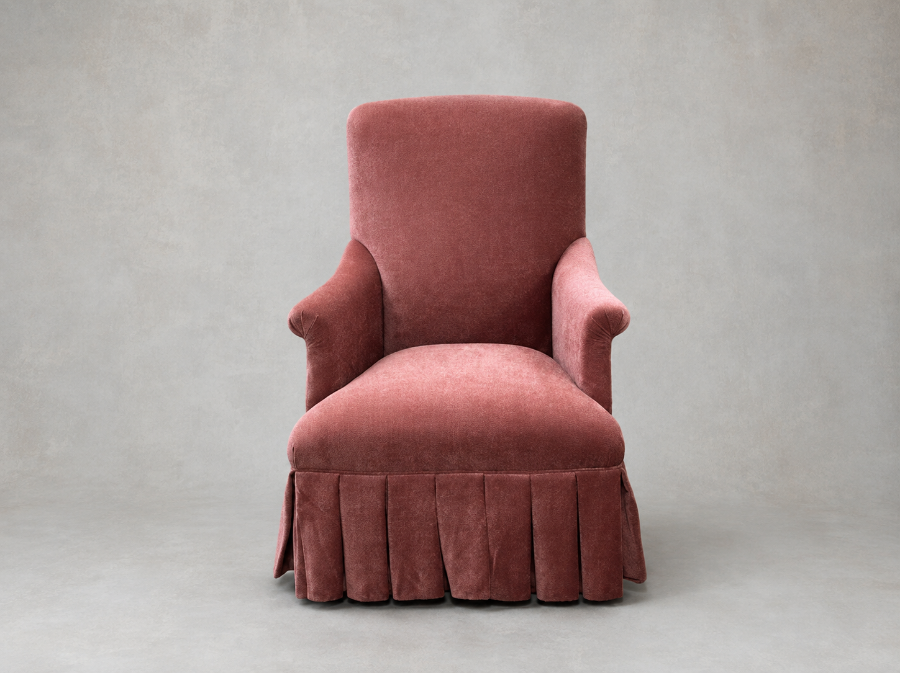 Outlet West Sussex: Snape chair in Stockwell Velvet Blush