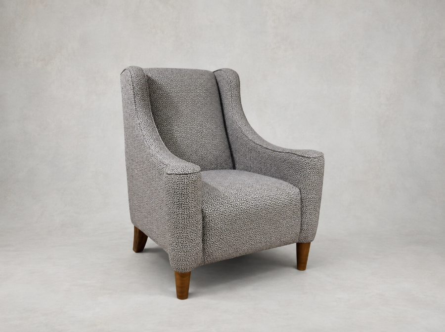 Outlet Salisbury: Sennen chair in RHS Collection Gertrude Jekyll Lattice Blue